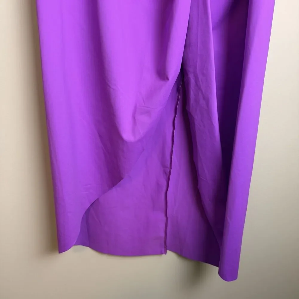 SKIMS Purple Recycled Swim Sarong Skirt Cover Up Size 4X NWT Violet